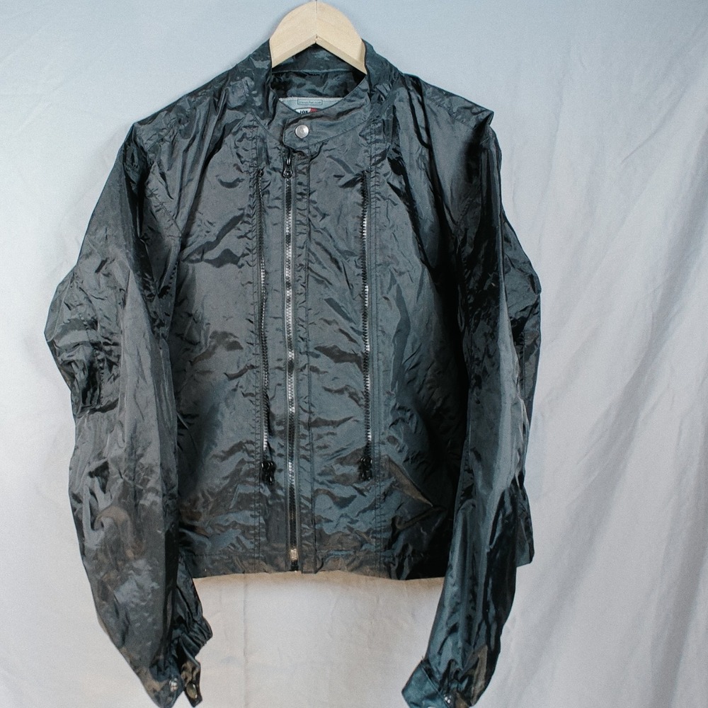 Joe‎ Rocket Jacket Mens Medium Windbreaker Lightweight Poly Motorcycle Racing